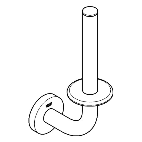 Grohe - Reservepapierhalter ESSENTIALS 40385 Wandmontage Metall chrom