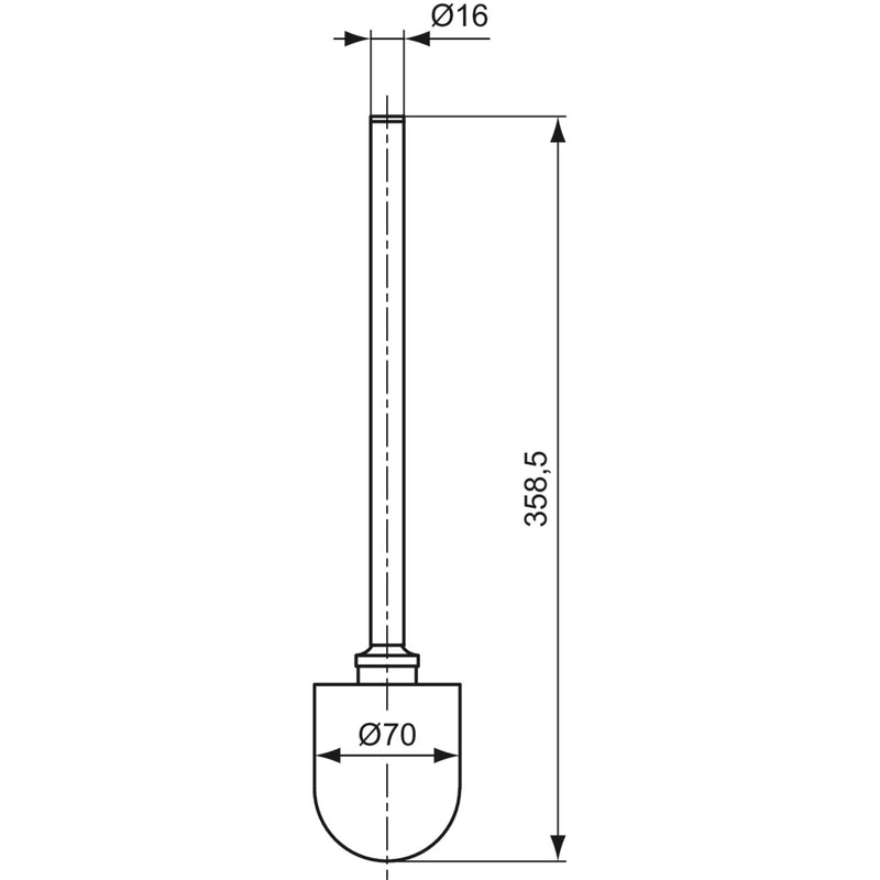 Ideal Standard - Ersatzbürste ohne Handgriff JADO # H960036NU