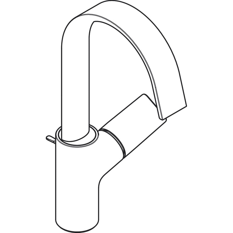 Hansgrohe - Waschtischmischer 210 VIVENIS Schwenkausl.u.Zugst.-Ablaufg.mattweiß