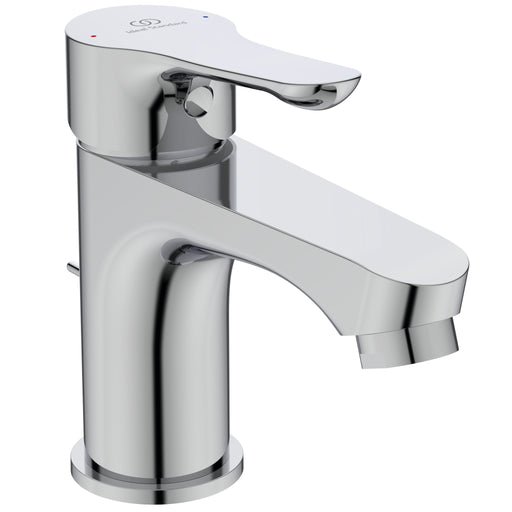 Ideal Standard - Waschtischarmatur ALPHA, m.Ablgarn. aus Kunststoff, Ausld.115mm, Chrom