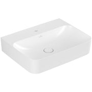 VILLEROY & BOCH - Waschbecken Finion 600x470mm Rechteck 1HL. o. Überlauf Stone White CeramicPlus