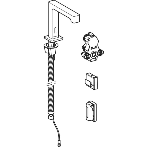 Geberit Vertriebs - Brenta WT-Arm., Standmont., Generator für UP-Funkt.Box, m.Misch., edst.gebü