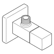 Grohe - Eckventil EUROCUBE 22012 DN15 Abgang 3/8'' supersteel