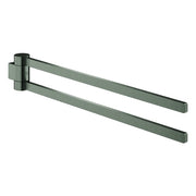 Grohe - Handtuchhalter SELECTION 41063 2-armig schwenkbar hard graphite geb