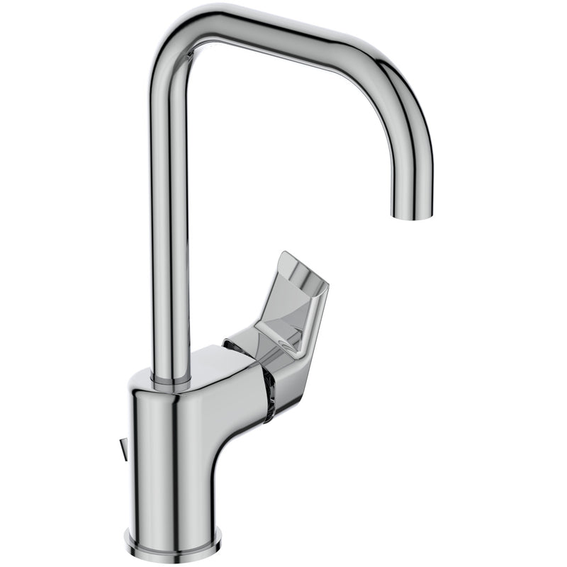 Ideal Standard - Waschtischarmatur TESI,m.hohem Ausl., 5 l/min., m.Ablgarn., Ausld.160mm, Chrom