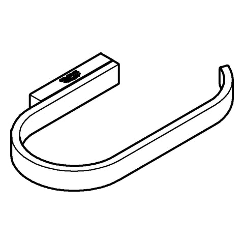 Grohe - WC-Papierhalter SELECTION 41068 ohne Deckel hard graphite gebürstet