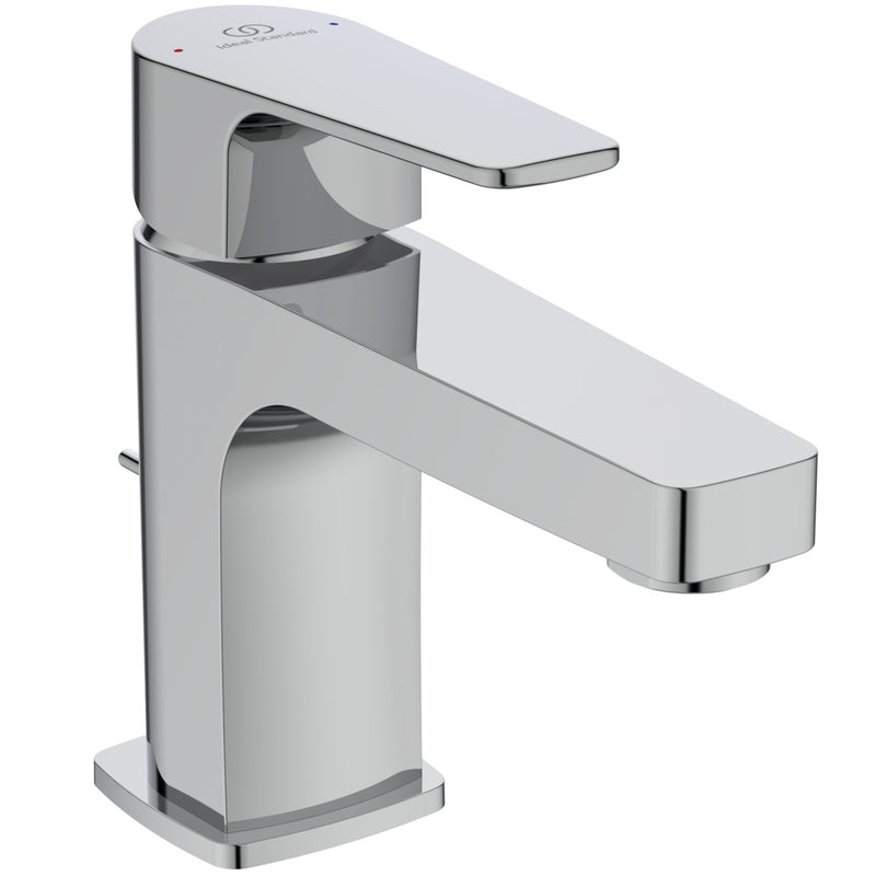 Ideal Standard - Waschtischarmatur CERAFINE D, H80, m.Ablgarn., Ausld.115mm, Chrom
