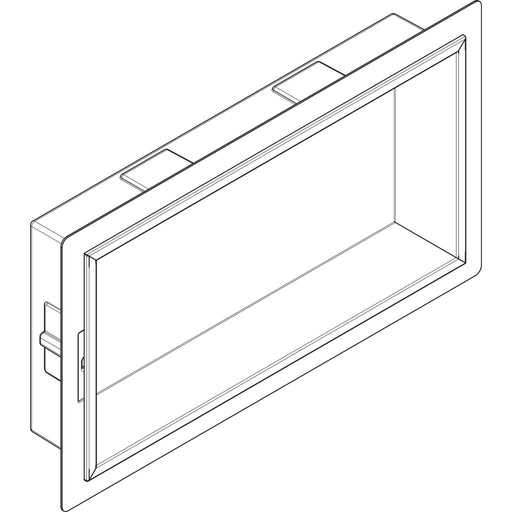 Hansgrohe - XtraStoris Original Wandnische mit integrier.Rah.300 x 600 x 100 mm MSW