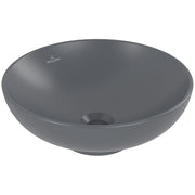 VILLEROY & BOCH - Aufsatzwaschbecken Loop&Friends 420x 420mm Rund m. ÜL. Graphite CeramicPlus