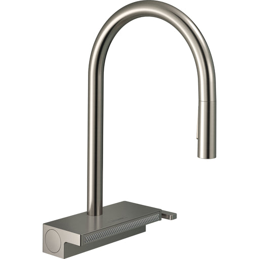 Hansgrohe - Spültischmischer 170 Aquno Select M81 Ausziehbrause 3jet steel