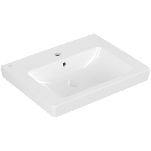 VILLEROY & BOCH - Waschbecken Subway 2.0 711360 600x 470mm Rechteck 1HL. m. ÜL. Weiß Alpin