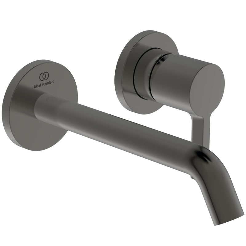Ideal Standard - Wand-Waschtischarmatur JOY, BS2, runde Rosette, Ausld.180mm,Magnetic grey