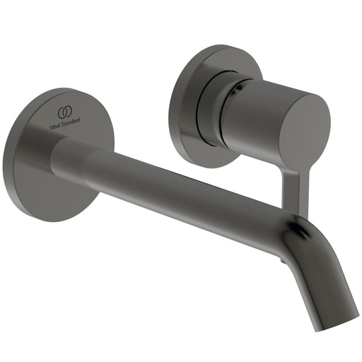 Ideal Standard - Wand-Waschtischarmatur JOY, BS2, runde Rosette, Ausld.180mm,Magnetic grey