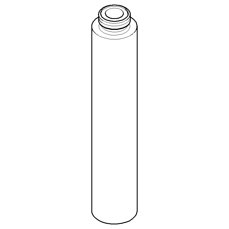 Dornbracht - Verlängerung Ersatzteile 092404170 D. 20 x 100 mm Champagne