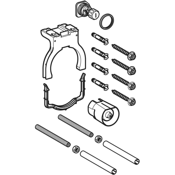 Geberit Vertriebs - Mont-Zub. zu Kombifix Element für WWC mit Sigma UP-SPK, 12cm