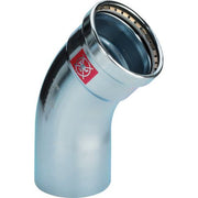Viega - Bogen 45 Grad PRESTABO 1126.1XL 108,0mm Stahl verzink