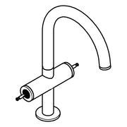 Grohe - WT-Einlochbatt. Atrio Private C. 21134 L-Size für Hebelgriffe warm sunset