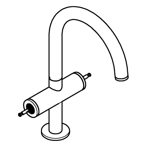 Grohe - WT-Einlochbatt. Atrio Private C. 21134 L-Size für Hebelgriffe warm sunset