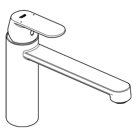 Grohe - Spültisch EHM ND EUROSMART C 30194 mittelhoher Auslauf chrom