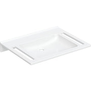 Geberit Vertriebs - WT PUBLICA, eckiges Design, m. Auss. 70x55cm, o. Hl., o. Ül., weiß