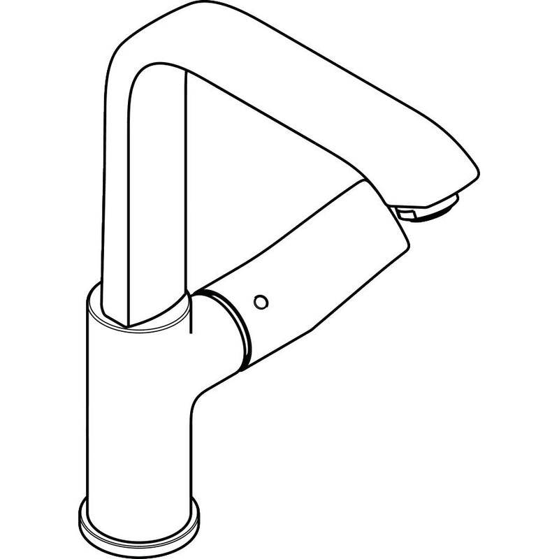 Hansgrohe - Waschtischmischer 230 METRIS Schwenkauslauf chrom ohne Ablaufgarnitur