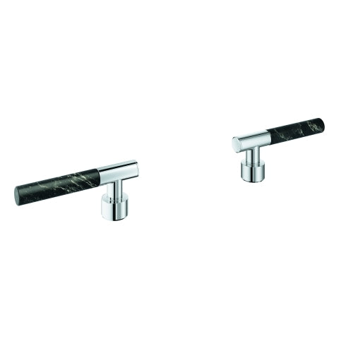 Grohe - Hebelgriffe Atrio Private C. 48459 Vanilla Noir Caesarstone chrom
