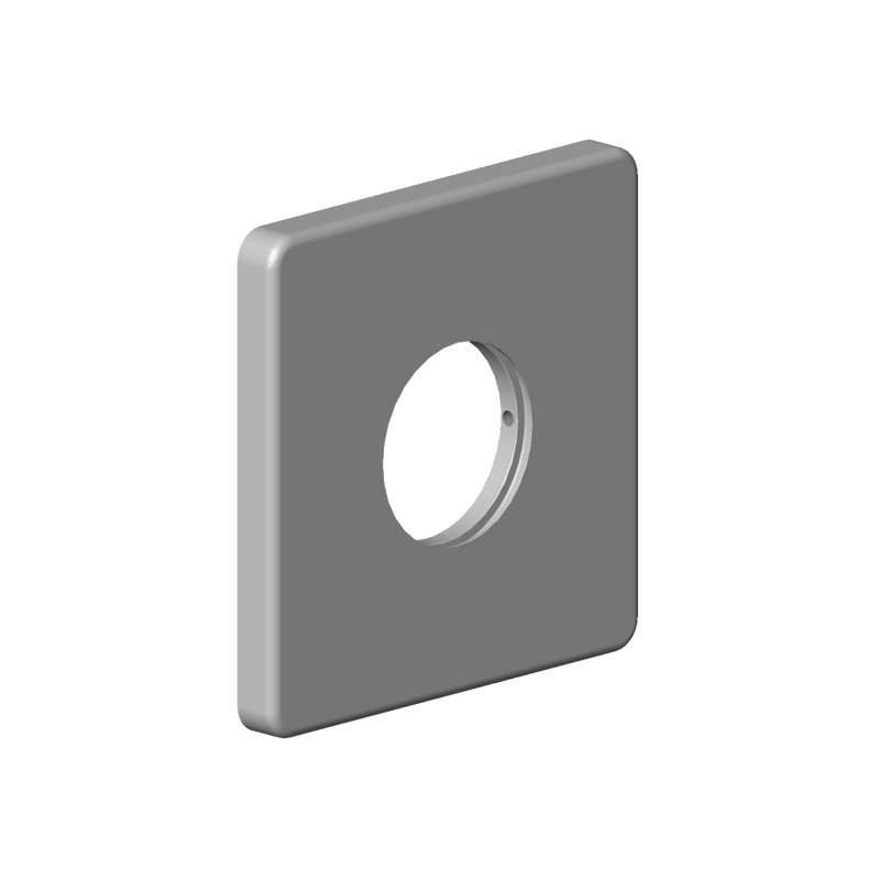 Dornbracht - Rosette für Standauslauf Ersatzteile 092796005 130 x 13 x 130 mm schwarz matt