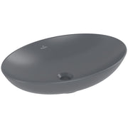 VILLEROY & BOCH - Aufsatzwaschbecken Loop&Friends 620x 420mm Oval m. ÜL. Graphite CeramicPlus
