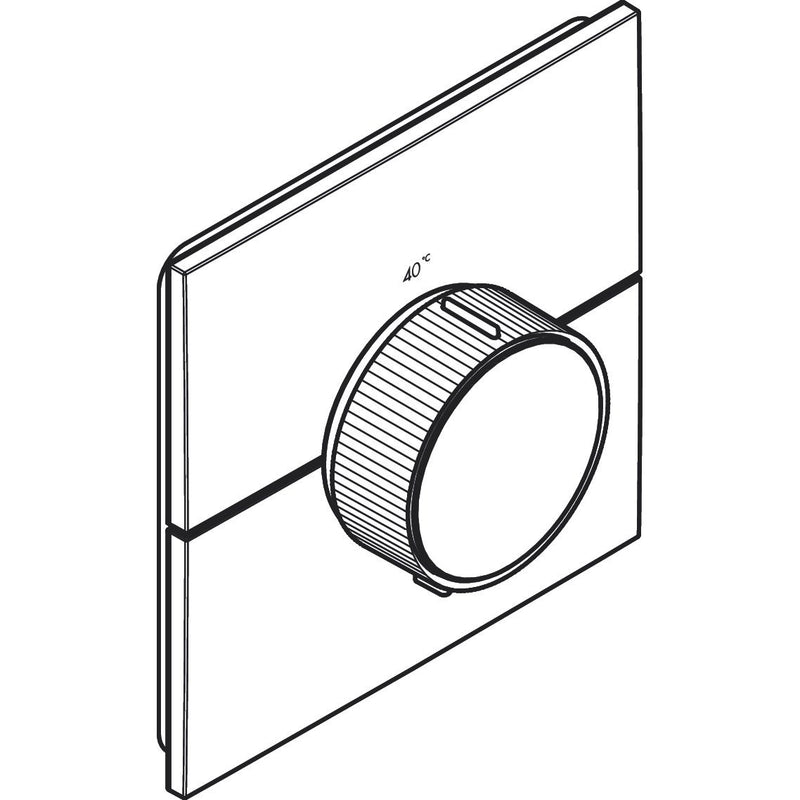 Hansgrohe - Thermostat UP Axor ShowerSelect ID HighFlow square MSW