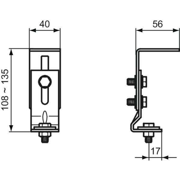 Ideal Standard - Umrüstset für Eckinstallation PROSYS, für ProSys 80M und 120M