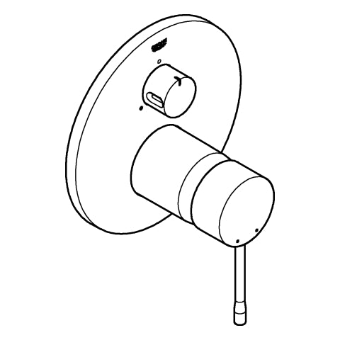 Grohe - EH-Batterie ESSENCE 24169_1 FMS für 35604 3-W-Umst. hard graphite geb