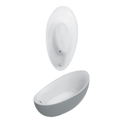 VILLEROY & BOCH - BW AVEO UBQ194AVE9W1 1900x950 Spezielle Form BiColor Quaryl weiß alpin