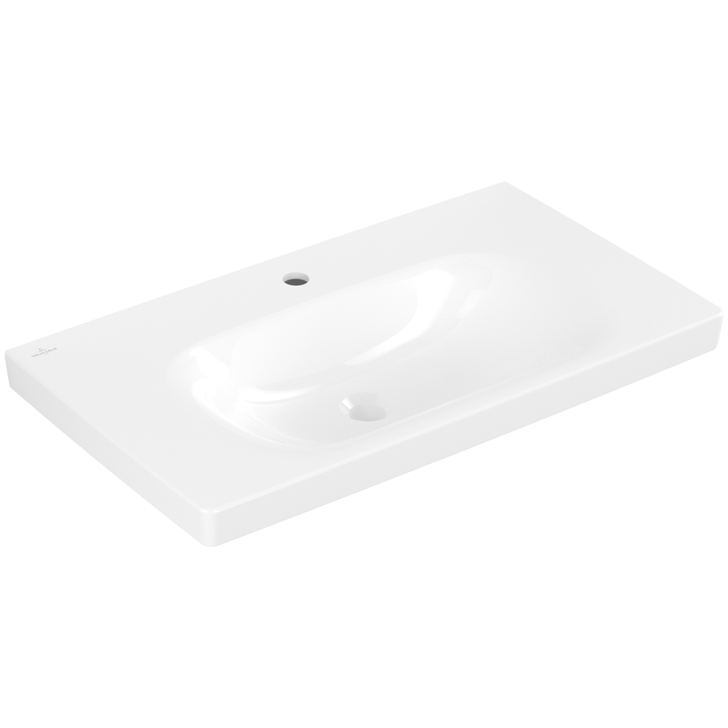VILLEROY & BOCH - SchrankWT Skyla 5A5181 800x460mm re-eckig 1HL. o. ÜL. Weiß Alpin cplus