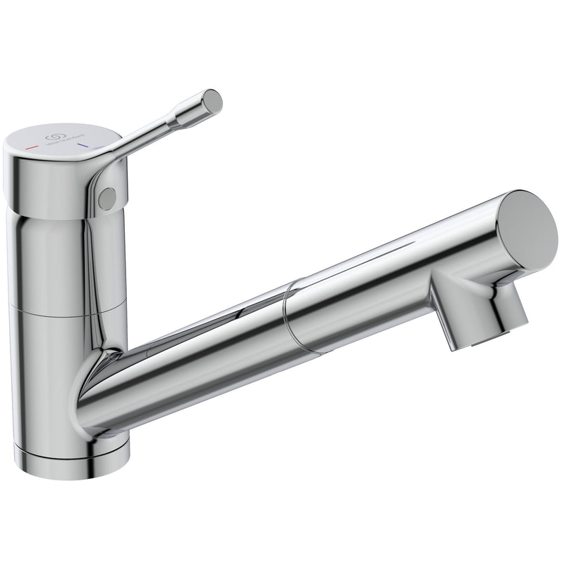Ideal Standard - Küchenarmatur CERALOOK, m.herausz.HB, Ausld.220mm, Chrom