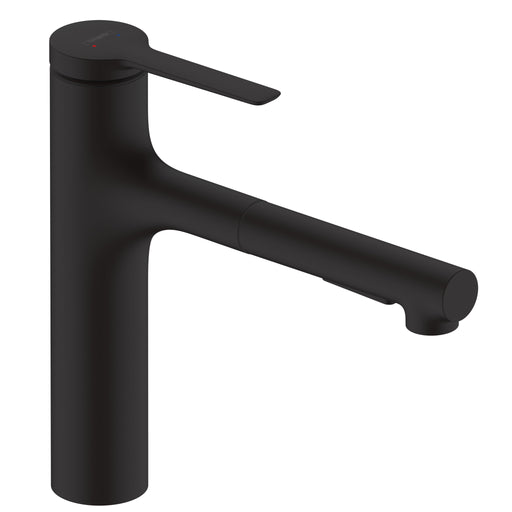 Hansgrohe - Spültischmischer 160 Zesis M33 Ausziehbrause 2jet sBox lite mattschwarz