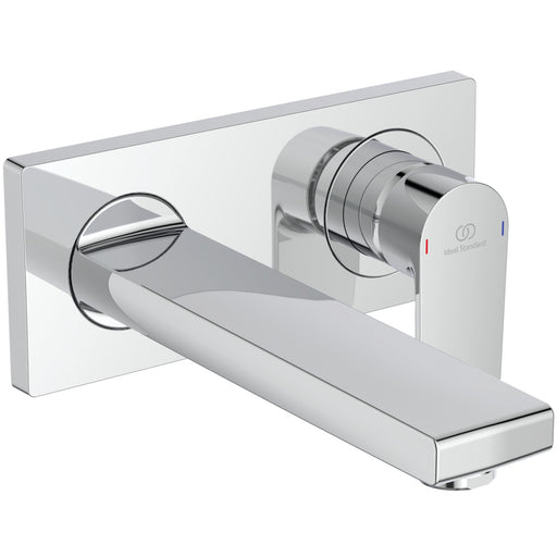 Ideal Standard - Wand-Waschtischarmatur UP EDGE, Bausatz 2, 5 l/min., Ausld. 191mm, Chrom