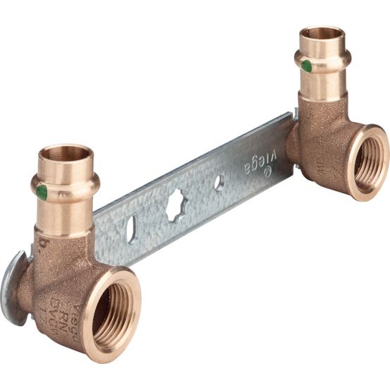 Viega - Montageeinheit SANPRESS 2222.05 in 15mmx1/2IGx150mm Siliziumbronze