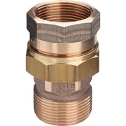 Viega - Rohrverschraubung 3331 flachdichtend 3/4 AG x 3/4 IG Rotguss
