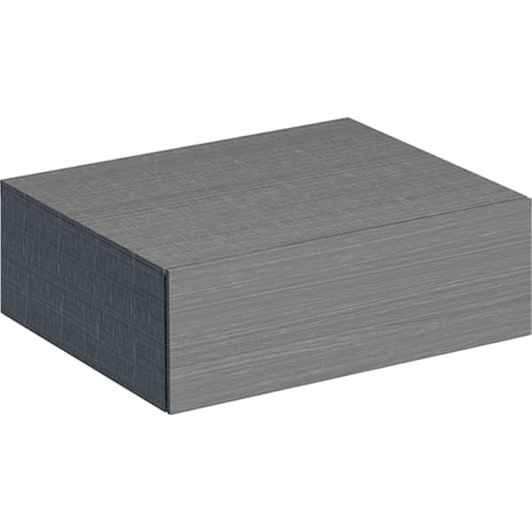 Geberit Vertriebs - Seitenschrank XENO2 mit 1 Schublade 58x20x46,2cm, sculturagrau