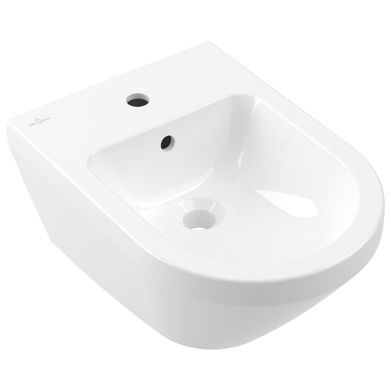 VILLEROY & BOCH - Bidet Architectura 530x370x270mm Rund wandhängend Weiß Alpin