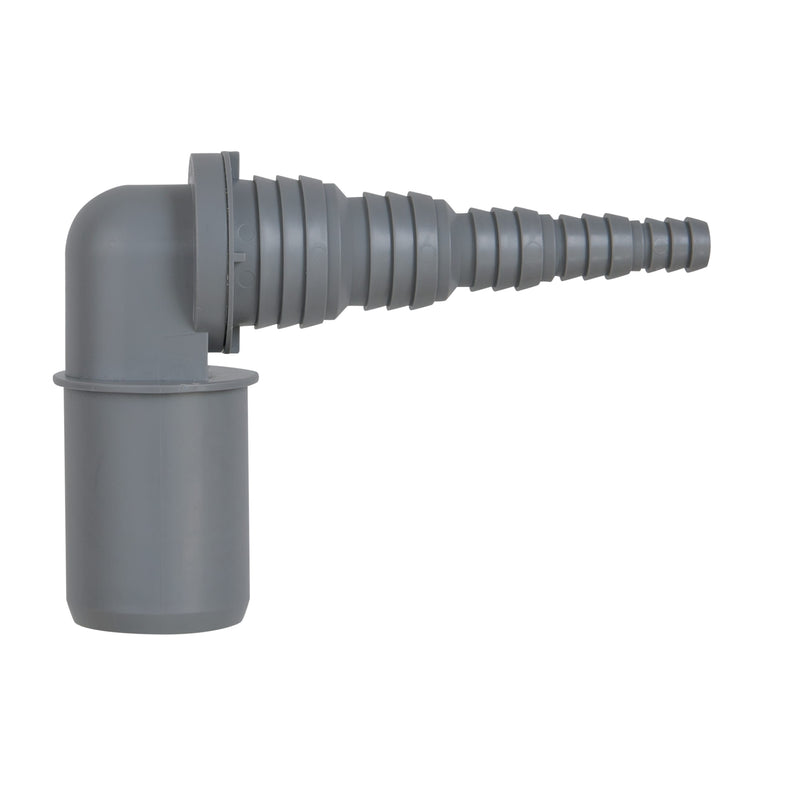 Airfit - Schlauchwinkel DN32x26,5-8,5mm Übergang vom Schlauch zum Abflussrohr