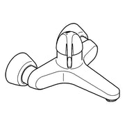 Grohe - WT EHM EUROECO SPECIAL 32795 Wandmontage Gussauslauf chrom