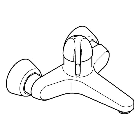 Grohe - WT EHM EUROECO SPECIAL 32795 Wandmontage Gussauslauf chrom