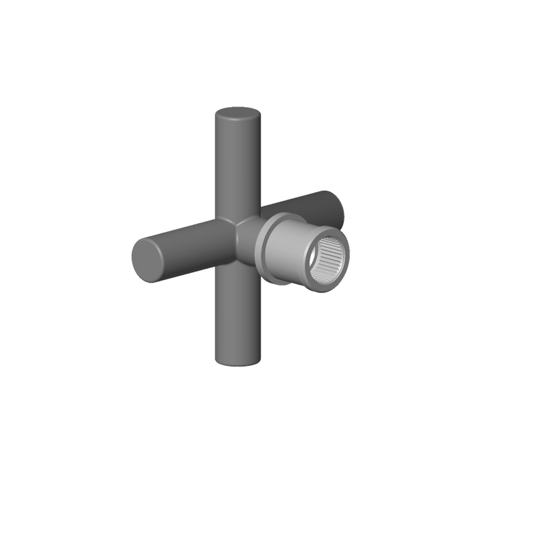 Dornbracht - Griff Ersatzteile 04208901100 70 x 70 x 43 mm platin matt