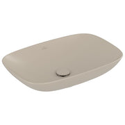 VILLEROY & BOCH - Aufsatzwaschbecken Loop&Friends 620x 420mm Rechteck o. ÜL. Almond CeramicPlus