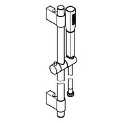 Grohe - Brausestangenset Grandera Stick 26853 900mm 1 Strahl 7,6 l/minchrom
