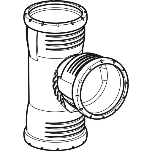 Geberit Vertriebs - Silent-Pro Carve Abzweig 87,5Gr m. 3 Muffen, d110/110