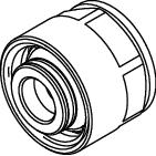 TECE SE - TECEflex Alternativ-Anschlussadapter 16mm x 3/4 IG, Eurokonus, # 713316