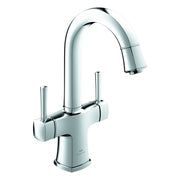 Grohe - 2-Griff-WT-Batterie Grandera 20666 schwenkbarer Auslauf chrom