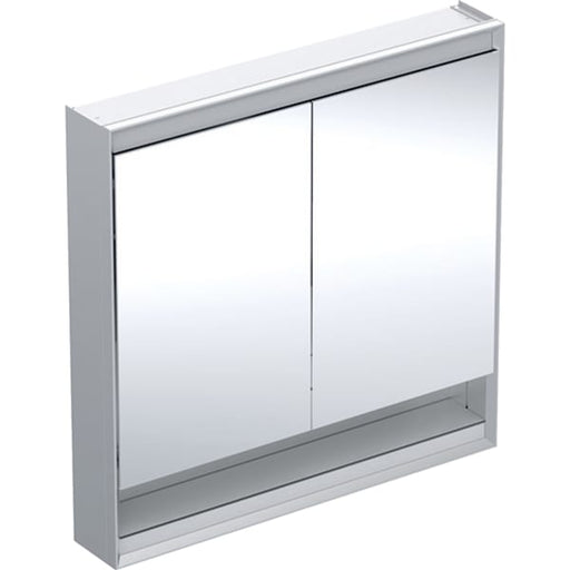 Geberit Vertriebs - ONE Spiegelschrank mit Ni/Comf.Light 2 Türen, AP-Mont., 90x90x15cm, alu